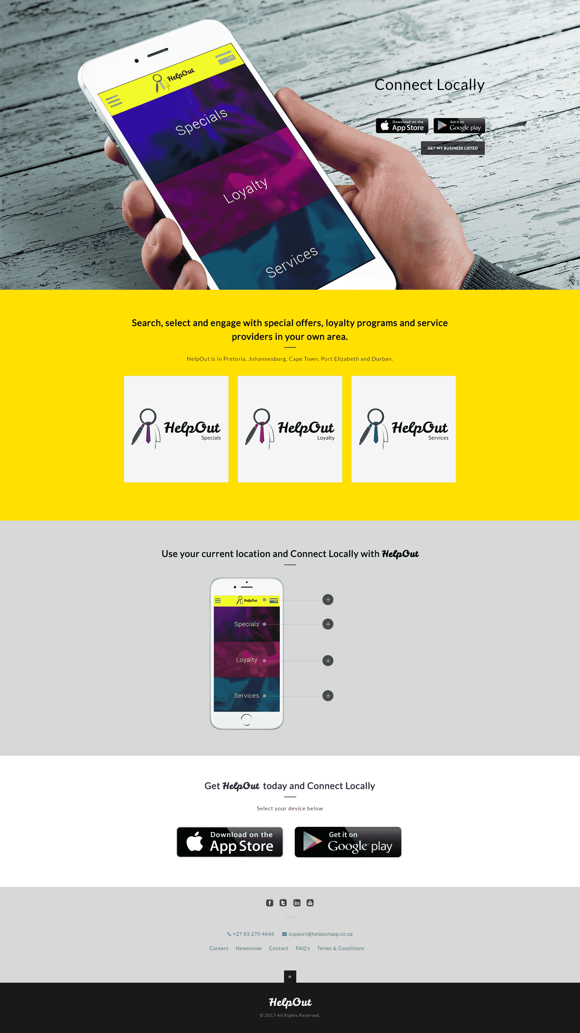 Helpout App  - Designed by Marie Mbenoun