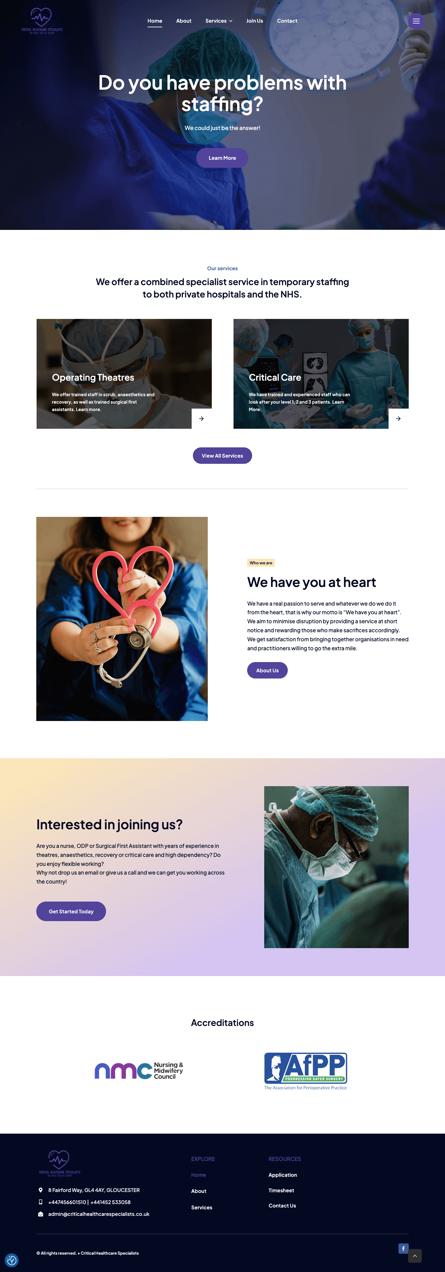 Health Business Website - Designed by Marie Mbenoun