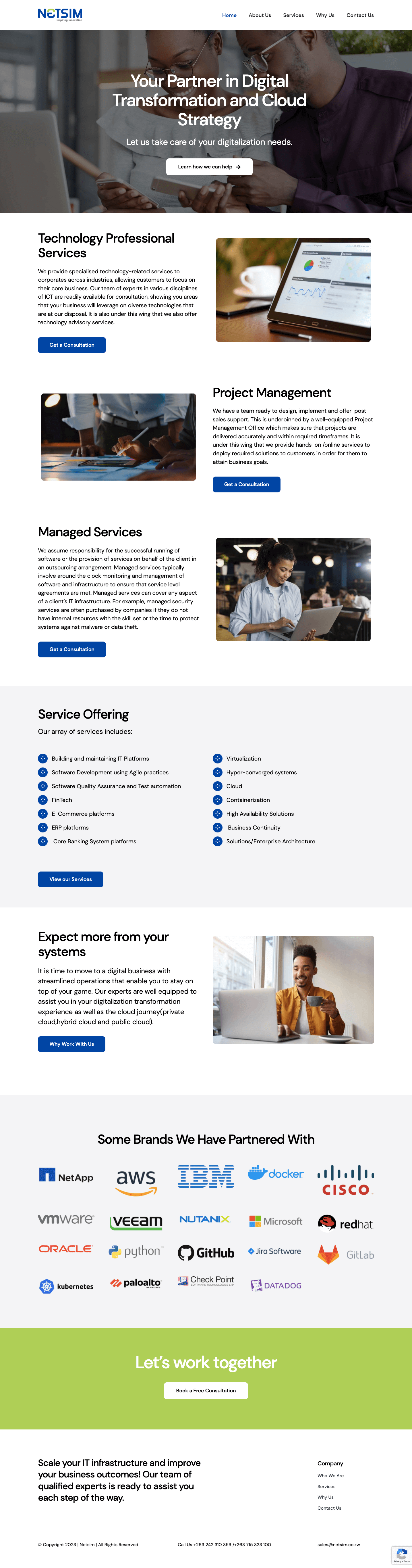 Cloud Specialists Website - Designed by Marie Mbenoun