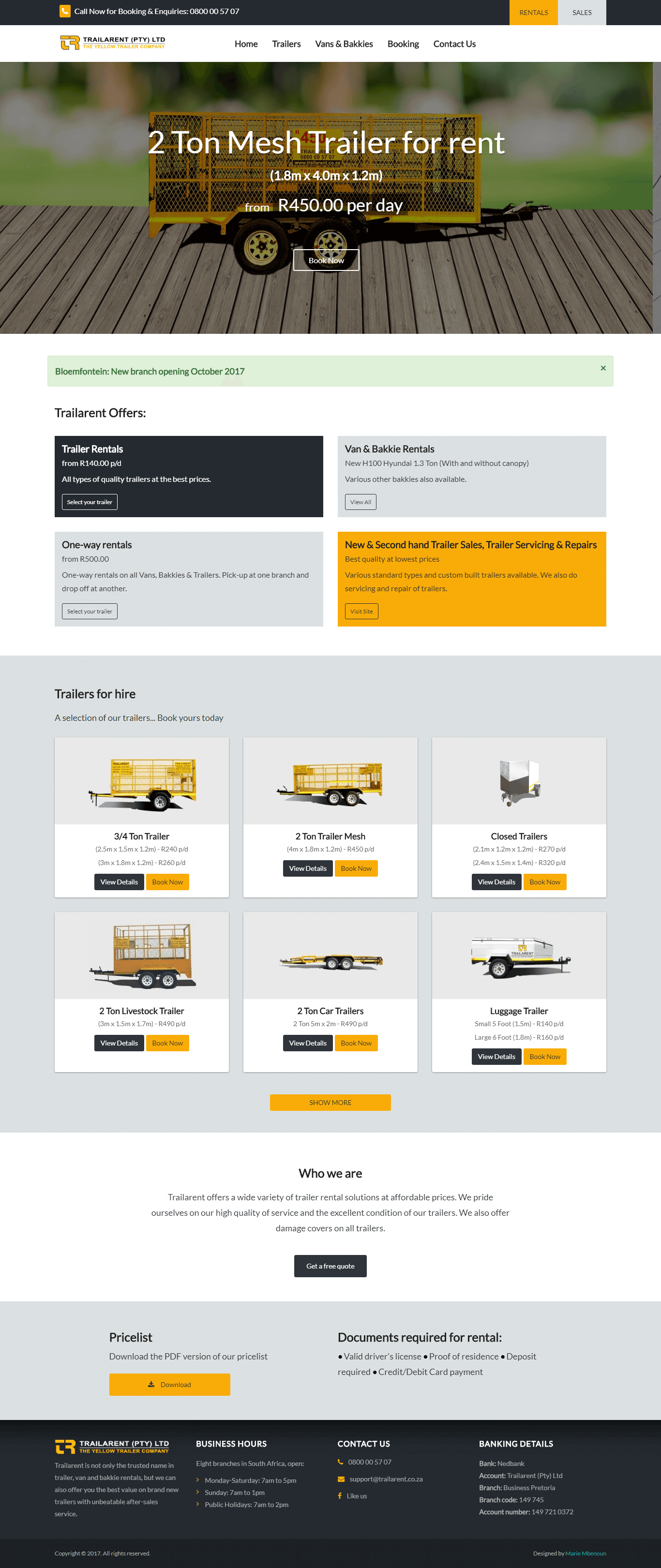 Trailarent - Designed by Marie Mbenoun