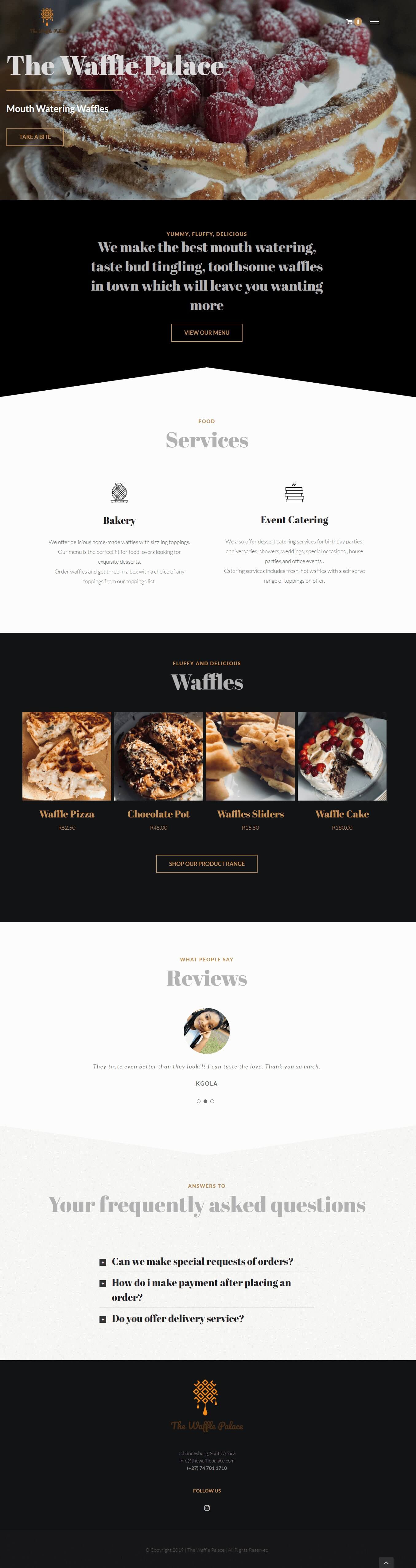 The Waffle Palace - Designed by Marie Mbenoun